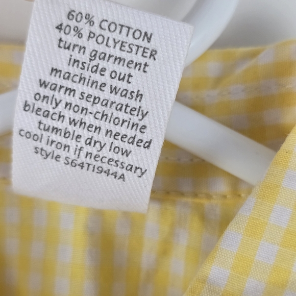 Starting Out Plaid Button Up Shirt Size 12M - Picture 4 of 7